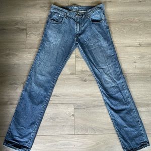 Blue slim straight quicksilver jeans